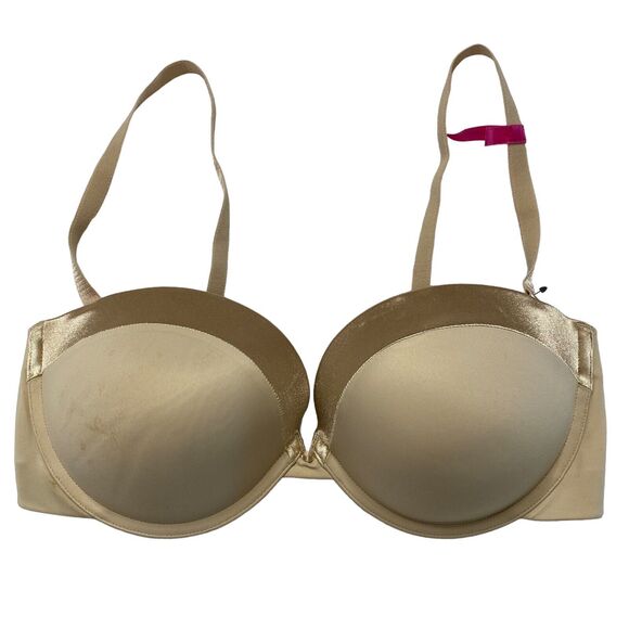 MAIDENFORM *New* Stay Up Powerband Convertible Multiway Bra Beige 36D - Picture 1 of 6